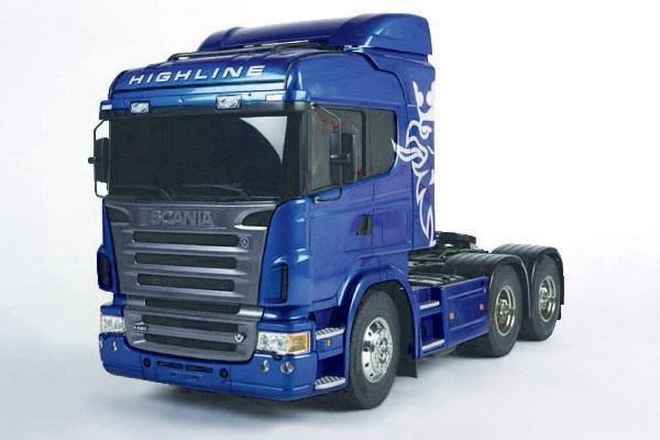 TAMIYA 1/14 Scania R620 (Pre-Painted Blue) i gruppen LEKER, BARN OG BABY / Radiostyrt / Radiostyrte biler hos TP E-commerce Nordic AB (C31786)