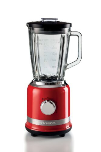 Ariete Moderna Blender 1000 Watts, Red i gruppen HJEM, HUS OG HAGE / Husholdningsapparater / Matprosessorer og kjøkkenassistenter / Miksere og blendere hos TP E-commerce Nordic AB (C32427)