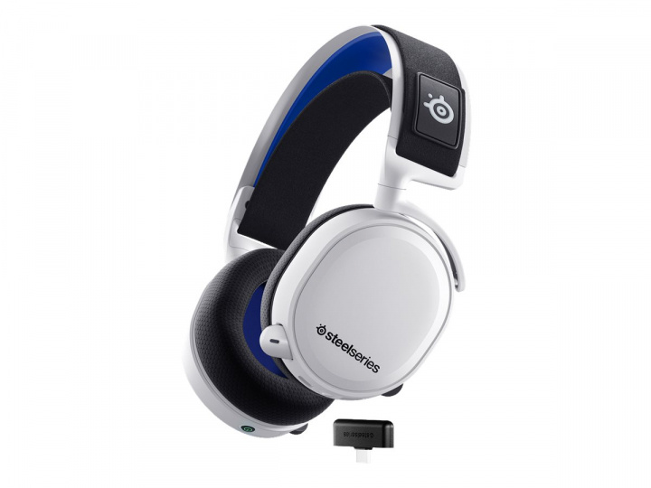 SteelSeries Arctis 7P Trådløs Headset Hvid i gruppen Datautstyr / GAMING / Headset hos TP E-commerce Nordic AB (C32507)