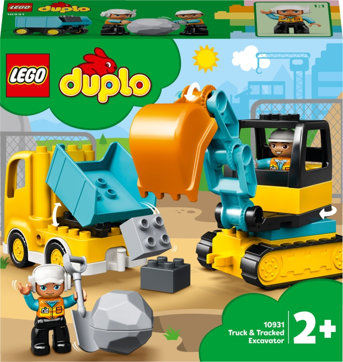 LEGO DUPLO Town 10931 - Lastbil och grävmaskin i gruppen LEKER, BARN OG BABY / Leker / Byggeleker / Lego hos TP E-commerce Nordic AB (C32718)