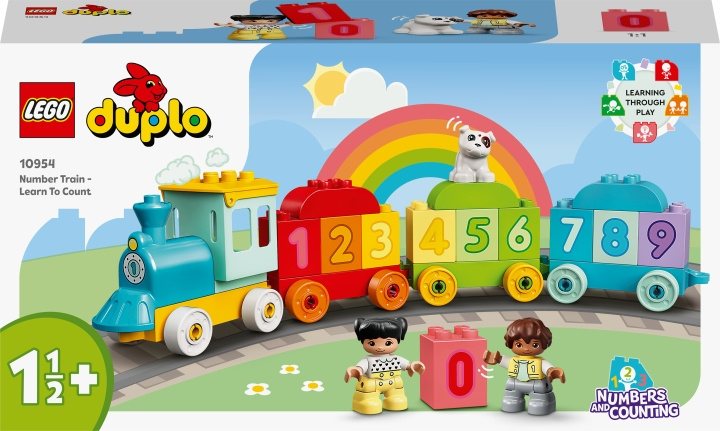 LEGO DUPLO My First 10954 - Siffertåg – Lär dig räkna i gruppen LEKER, BARN OG BABY / Leker / Byggeleker / Lego hos TP E-commerce Nordic AB (C32727)