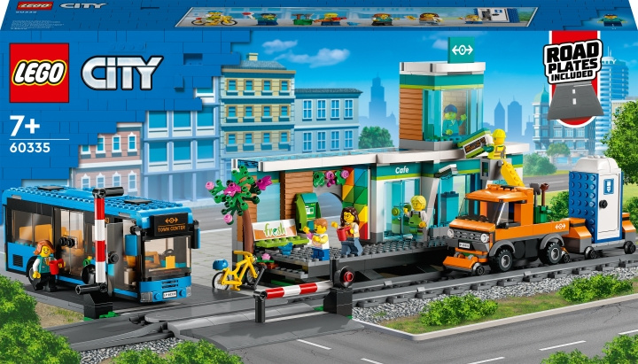 LEGO City Trains 60335 - Train Station i gruppen LEKER, BARN OG BABY / Leker / Byggeleker / Lego hos TP E-commerce Nordic AB (C32747)