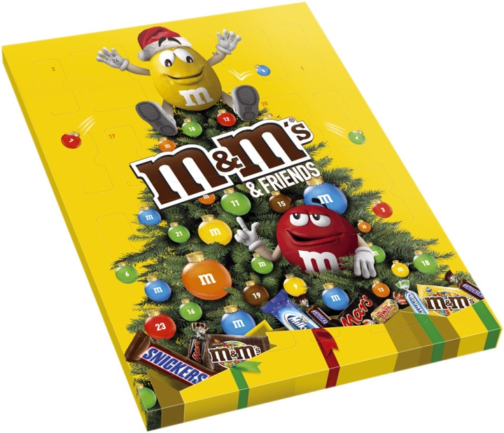 M&M\'S & Venner - Julekalender, 361 g i gruppen LEKER, BARN OG BABY / Leker / Adventskalendere hos TP E-commerce Nordic AB (C32979)