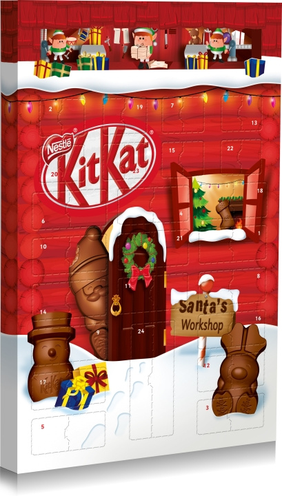 Nestle Nestlé KitKat - Julkalender, 208 g i gruppen LEKER, BARN OG BABY / Leker / Adventskalendere hos TP E-commerce Nordic AB (C32982)