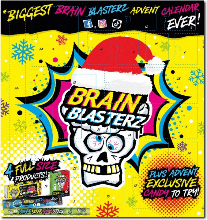 Brain Blasterz - Julekalender, 327 g i gruppen LEKER, BARN OG BABY / Leker / Adventskalendere hos TP E-commerce Nordic AB (C32989)