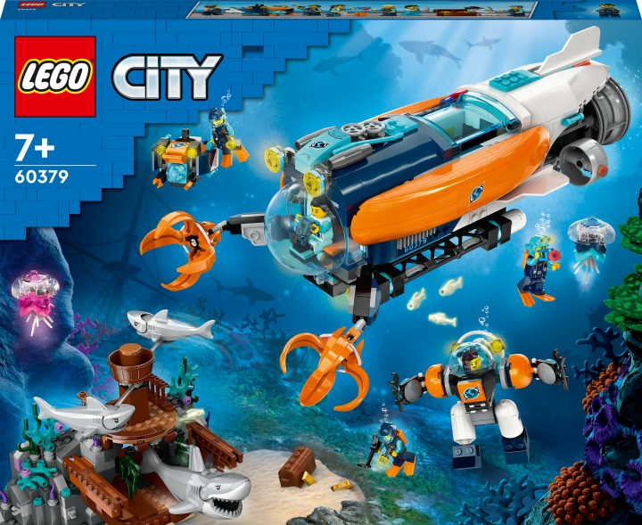 LEGO City Exploration 60379 - Deep-Sea Explorer Submarine i gruppen LEKER, BARN OG BABY / Leker / Byggeleker / Lego hos TP E-commerce Nordic AB (C33427)