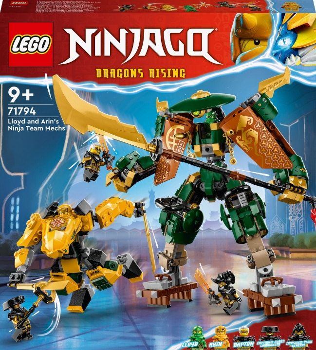 LEGO Ninjago 71794 - Lloyd and Arin\'s Ninja Team Mechs i gruppen LEKER, BARN OG BABY / Leker / Byggeleker / Lego hos TP E-commerce Nordic AB (C33438)