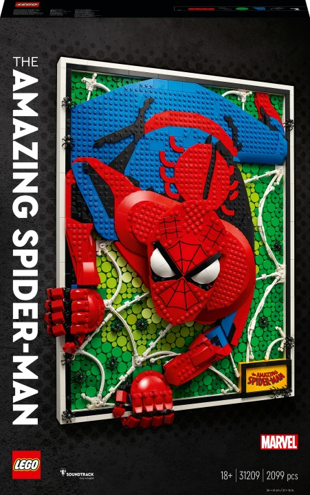 LEGO ART 31209 - The Amazing Spider-Man i gruppen LEKER, BARN OG BABY / Leker / Byggeleker / Lego hos TP E-commerce Nordic AB (C33472)