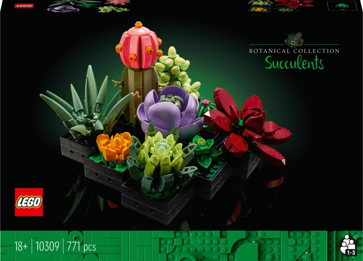 LEGO Botanical 10309 - Succulents i gruppen LEKER, BARN OG BABY / Leker / Byggeleker / Lego hos TP E-commerce Nordic AB (C33578)