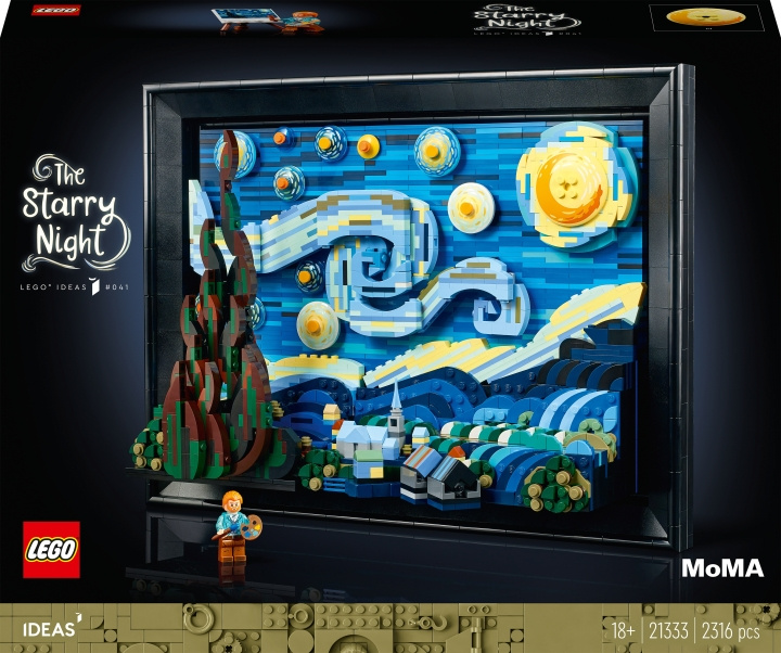 LEGO Ideas 21333 - Vincent van Gogh - The Starry Night i gruppen LEKER, BARN OG BABY / Leker / Byggeleker / Lego hos TP E-commerce Nordic AB (C33582)