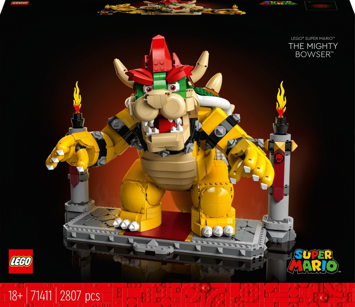 LEGO Super Mario 71411 - The Mighty Bowser i gruppen LEKER, BARN OG BABY / Leker / Byggeleker / Lego hos TP E-commerce Nordic AB (C33584)