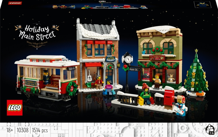 LEGO Icons 10308 - Holiday Main Street i gruppen LEKER, BARN OG BABY / Leker / Byggeleker / Lego hos TP E-commerce Nordic AB (C33593)