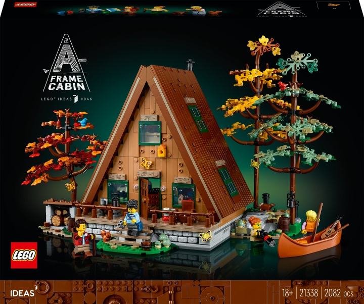 LEGO Ideas 21338 - A-Frame Cabin i gruppen LEKER, BARN OG BABY / Leker / Byggeleker / Lego hos TP E-commerce Nordic AB (C33596)