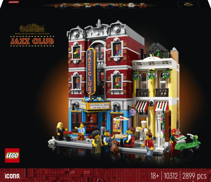 LEGO Icons 10312 - Jazz Club i gruppen LEKER, BARN OG BABY / Leker / Byggeleker / Lego hos TP E-commerce Nordic AB (C33597)