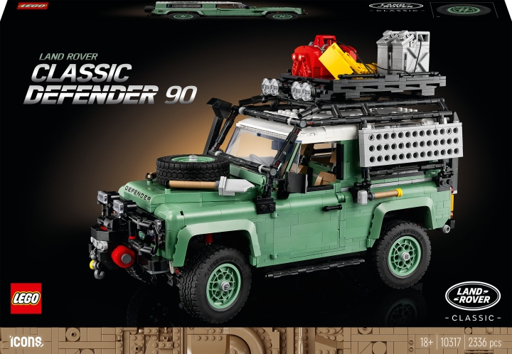 LEGO Icons 10317 - Land Rover Classic Defender 90 i gruppen LEKER, BARN OG BABY / Leker / Byggeleker / Lego hos TP E-commerce Nordic AB (C33601)