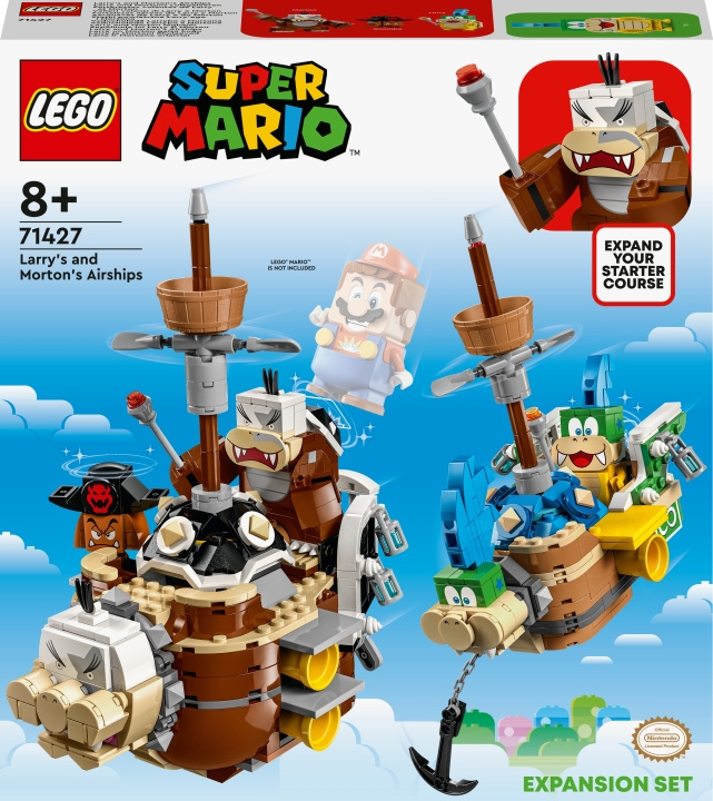 LEGO Super Mario 71427 - Larry\'s and Morton’s Airships Expansion Set i gruppen LEKER, BARN OG BABY / Leker / Byggeleker / Lego hos TP E-commerce Nordic AB (C33614)