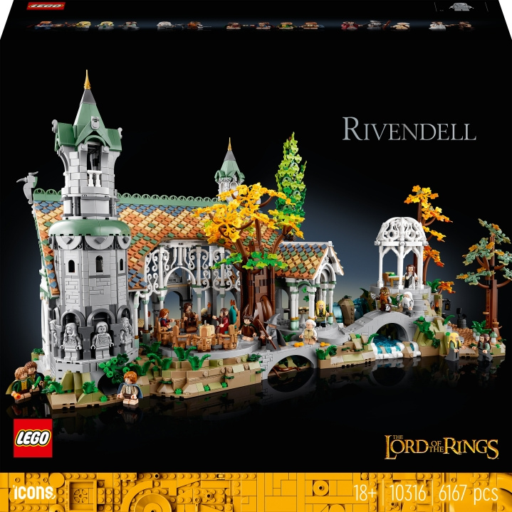 LEGO Lord of the Rings 10316 - THE LORD OF THE RINGS: RIVENDELL i gruppen LEKER, BARN OG BABY / Leker / Byggeleker / Lego hos TP E-commerce Nordic AB (C33617)