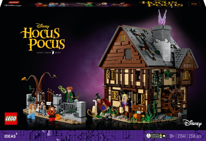 LEGO Ideas 21341 - Disney Hocus Pocus: The Sanderson Sisters\' Cottage i gruppen LEKER, BARN OG BABY / Leker / Byggeleker / Lego hos TP E-commerce Nordic AB (C33619)