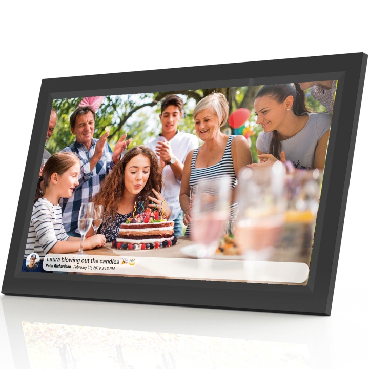 DENVER 15.6” FULL HD digital Wi-Fi photoframe with FRAMEO photo software Black i gruppen Elektronikk / Lyd & Bilde / Digitale fotorammer hos TP E-commerce Nordic AB (C33843)