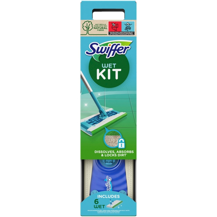 Swiffer Sweeper Startkit 1 Rengöringsmopp, wet i gruppen HJEM, HUS OG HAGE / Rengjøringsprodukter / Rengjøringstilbehør hos TP E-commerce Nordic AB (C33877)