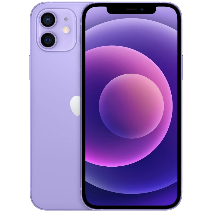 Apple iPhone 12 64GB Purple i gruppen SMARTTELEFON & NETTBRETT / Mobiltelefoner & smartphones hos TP E-commerce Nordic AB (C33912)