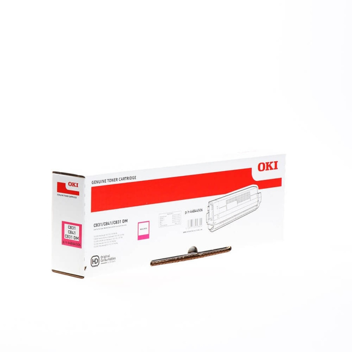 OKI Toner 44844506 Magenta i gruppen Datautstyr / Skrivere og tilbehør / Blekk og toner / Toner / OKI hos TP E-commerce Nordic AB (C36849)