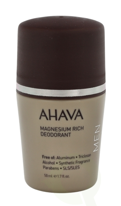 Ahava Men Roll-On Magnesium Rich Deodorant 50 ml i gruppen HELSE OG SKJØNNHET / Duft og parfyme / Deodorant / Deo for han hos TP E-commerce Nordic AB (C37795)