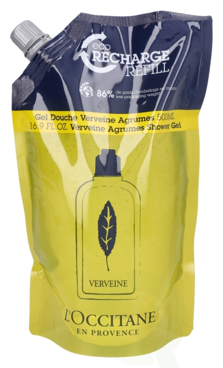 L\'Occitane Verbena Citrus Shower Gel - Refill 500 ml i gruppen HELSE OG SKJØNNHET / Hudpleie / Kroppspleie / Bad- og dusjkrem hos TP E-commerce Nordic AB (C37883)