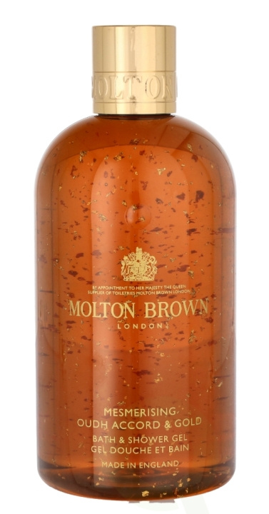 Molton Brown M.Brown Mesmer. Oudh Accord & Gold Bath Shower Gel 300 ml i gruppen HELSE OG SKJØNNHET / Hudpleie / Kroppspleie / Bad- og dusjkrem hos TP E-commerce Nordic AB (C37926)