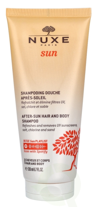 Nuxe Sun After-Sun Hair & Body Shampoo 200 ml i gruppen HELSE OG SKJØNNHET / Hår & styling / Hårpleie / Sjampo hos TP E-commerce Nordic AB (C37957)