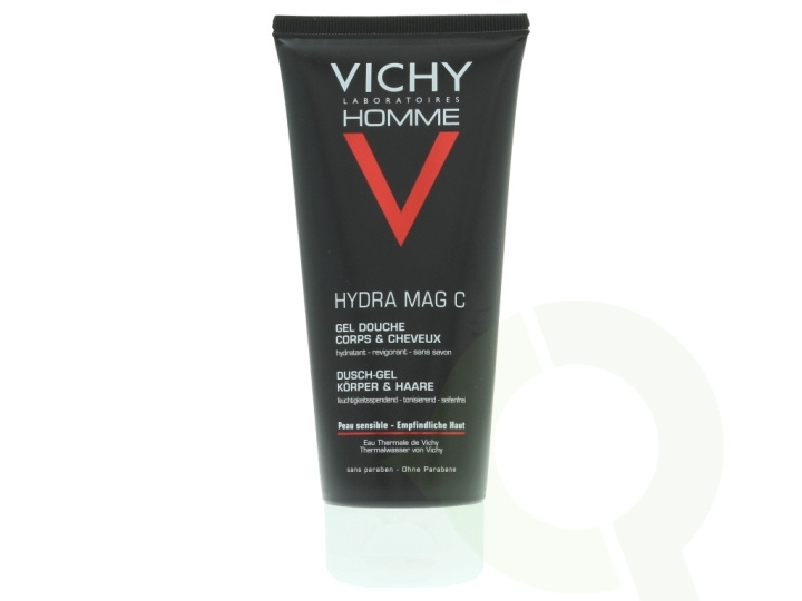 Vichy Homme Hydra Mag C Shower Gel Body And Hair 200 ml i gruppen HELSE OG SKJØNNHET / Hudpleie / Kroppspleie / Bad- og dusjkrem hos TP E-commerce Nordic AB (C38053)