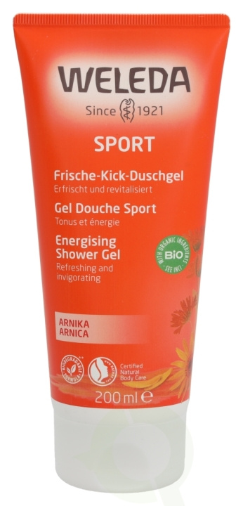 Weleda Arnica Sport Shower Gel 200 ml i gruppen HELSE OG SKJØNNHET / Hudpleie / Kroppspleie / Bad- og dusjkrem hos TP E-commerce Nordic AB (C38071)