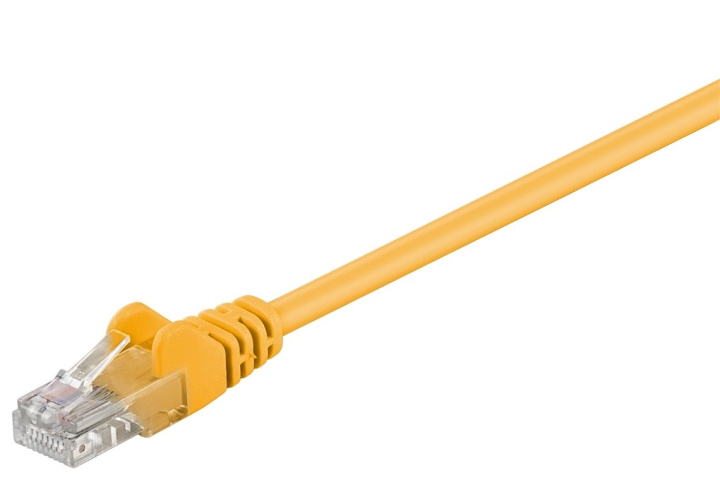 Goobay Patchkabel CAT 5e, U/UTP, gul, 20 m kopparklädd aluminiumtråd (CCA) i gruppen Datautstyr / Kabler og adaptere / Nettverk / Cat5e hos TP E-commerce Nordic AB (C39277)