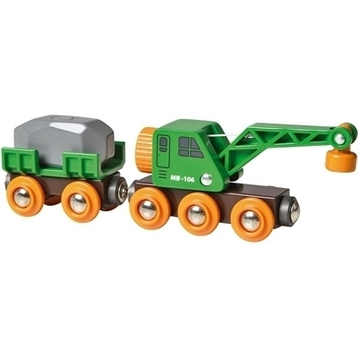 Brio World 33698 - Kranvogn i gruppen LEKER, BARN OG BABY / Leker / Byggeleker / Brio Tågbanor hos TP E-commerce Nordic AB (C40381)