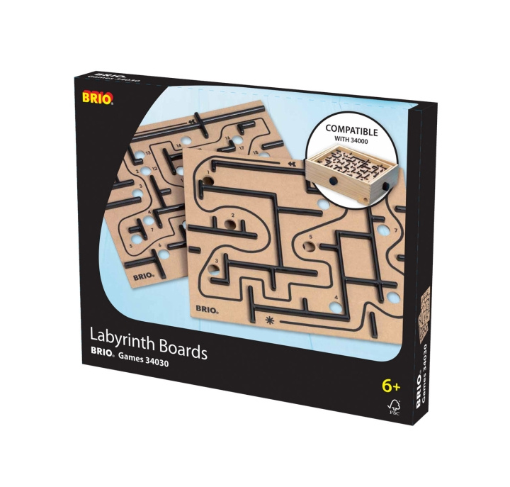 BRIO Games 34030 - Labyrintplattor i gruppen LEKER, BARN OG BABY / Spill / Brettspill hos TP E-commerce Nordic AB (C40484)