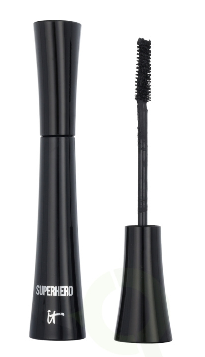 IT Cosmetics Superhero Elastic Stretch Volumizing Mascara 9 ml Super Black i gruppen HELSE OG SKJØNNHET / Makeup / Øyne og øyebryn / Mascara hos TP E-commerce Nordic AB (C40646)