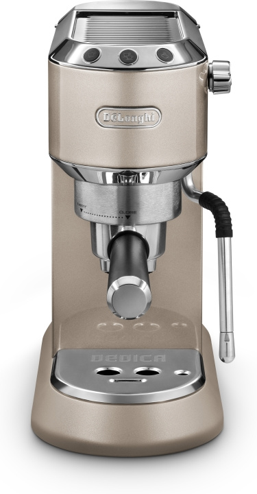 DeLonghi De\'Longhi EC885.BG Dedica Arte -espressokeitin, beigen kulta i gruppen HJEM, HUS OG HAGE / Husholdningsapparater / Kaffe og espresso / Espressomaskiner hos TP E-commerce Nordic AB (C40915)