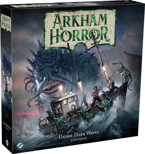 Enigma Arkham Horror Under Dark Waves -lisäosa i gruppen LEKER, BARN OG BABY / Leker / Brettspill / Familiespill hos TP E-commerce Nordic AB (C41031)