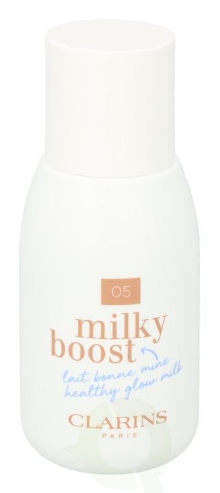 Clarins Milky Boost Foundation 50 ml #05 Milky Sandalwood i gruppen HELSE OG SKJØNNHET / Makeup / Makeup ansikt / Foundation hos TP E-commerce Nordic AB (C41358)