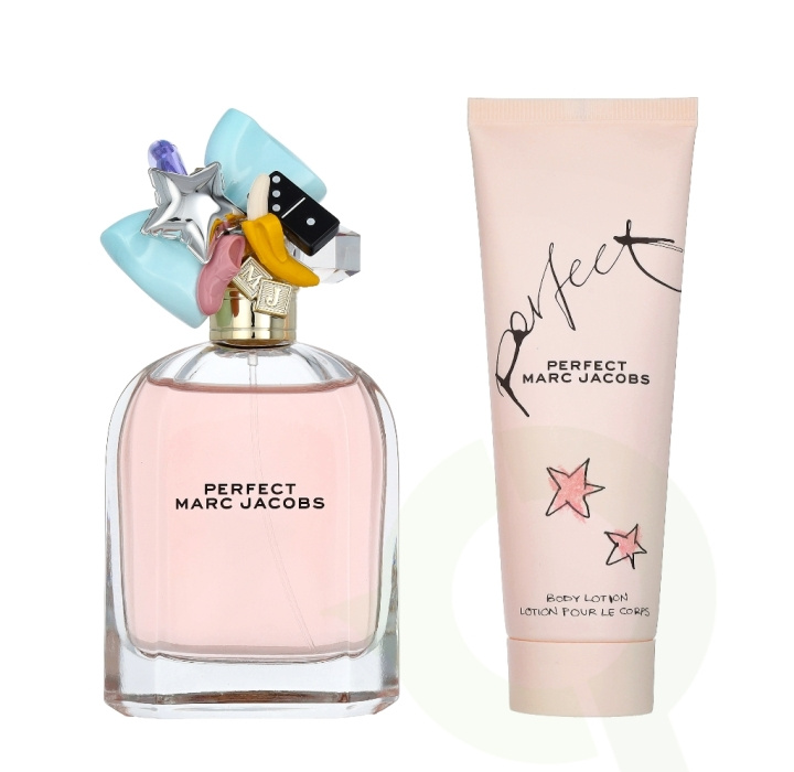 Marc Jacobs Perfect Giftset 175 ml Edp Spray 100ml/Body Lotion 75ml i gruppen HELSE OG SKJØNNHET / Gavesett / Gavesett for henne hos TP E-commerce Nordic AB (C42341)