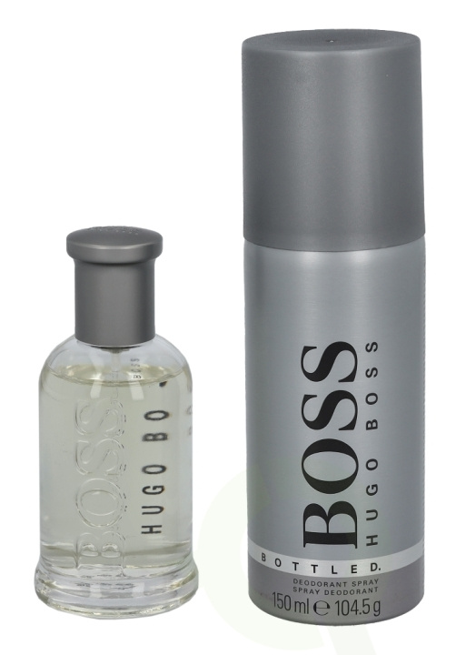 Hugo Boss Bottled Giftset 200 ml Edt spray 50ml/Deo Spray 150ml i gruppen HELSE OG SKJØNNHET / Gavesett / Gavesett for ham hos TP E-commerce Nordic AB (C42469)