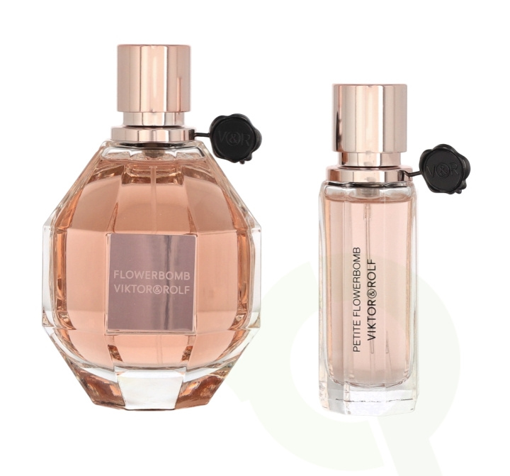 Viktor & Rolf Flowerbomb Giftset 120 ml, Edp Spray 100ml/Edp Spray 20ml i gruppen HELSE OG SKJØNNHET / Gavesett / Gavesett for henne hos TP E-commerce Nordic AB (C42530)