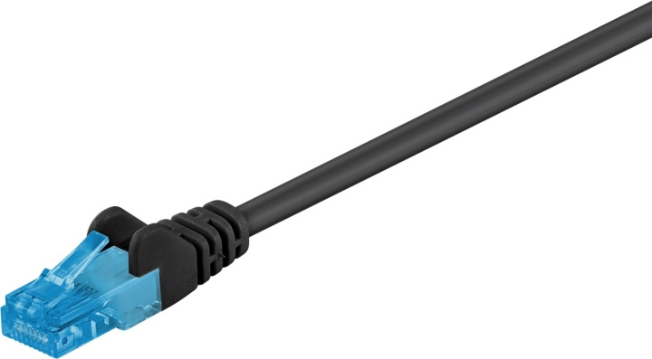 Goobay Patchkabel CAT 6A, U/UTP, svart kopparledare (CU), halogenfri kabelhölje (LSZH) i gruppen Datautstyr / Kabler og adaptere / Nettverk / Cat6 hos TP E-commerce Nordic AB (C42899)