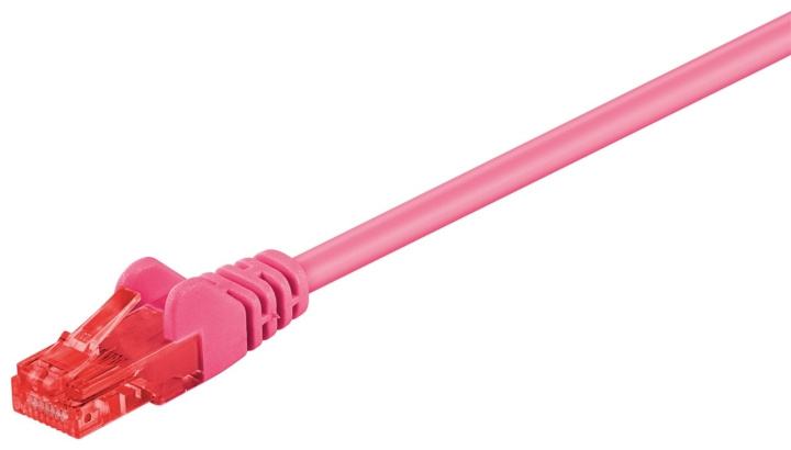 Goobay CAT 6 patchkabel, U/UTP, magenta kopparklädd aluminiumtråd (CCA) i gruppen Datautstyr / Kabler og adaptere / Nettverk / Cat6 hos TP E-commerce Nordic AB (C43587)