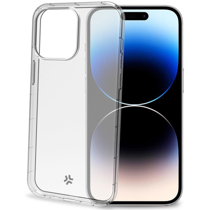 Celly Hexagel Anti-shock case iPhone 15 Pro Transparent i gruppen SMARTTELEFON & NETTBRETT / Mobilbeskyttelse / Apple / iPhone 15 hos TP E-commerce Nordic AB (C44257)