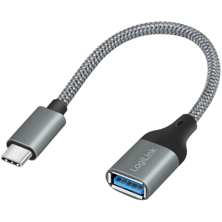 LogiLink USB-C -hane till USB-A hona OTG 15W 0,15m i gruppen Datautstyr / Kabler og adaptere / USB / USB-C hos TP E-commerce Nordic AB (C44262)