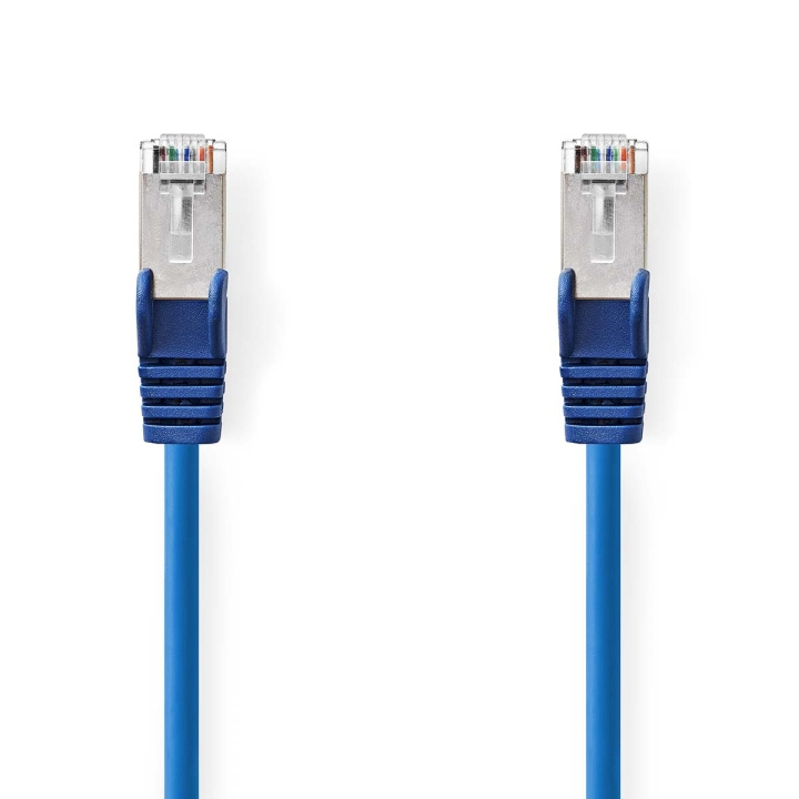 Nedis CAT5e nettverkskabel | SF/UTP | RJ45 Han | RJ45 Han | 10.0 m | Rund | PVC | Blå | Label i gruppen Datautstyr / Kabler og adaptere / Nettverk / Cat5e hos TP E-commerce Nordic AB (C44422)