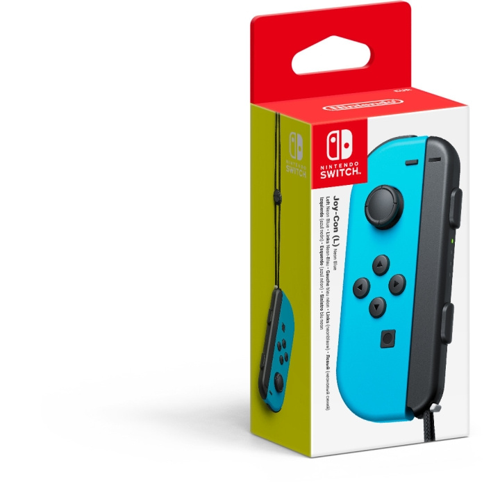 Nintendo Joy-Con L spelkontroll, blå, Switch i gruppen Elektronikk / TV-spill & tilbehør / Nintendo Switch / Tilbehør hos TP E-commerce Nordic AB (C44492)