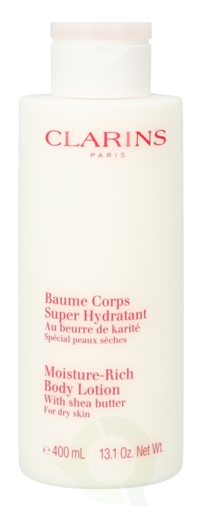 Clarins Moisture-Rich Body Lotion 400 ml With Shea Butter - For Dry Skin i gruppen HELSE OG SKJØNNHET / Hudpleie / Kroppspleie / Body lotion hos TP E-commerce Nordic AB (C44661)