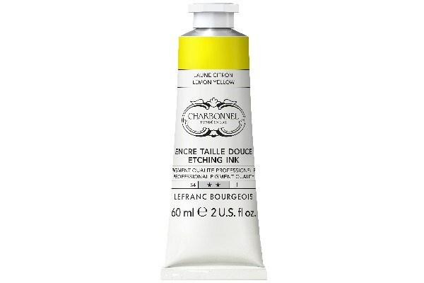 LB Charbonnel Charbo Ink 60Ml Lemon Yellow 169 i gruppen SPORT, FRITID & HOBBY / Hobby / Male & Tegne / Kunstnerfarger / Printing inks hos TP E-commerce Nordic AB (C45085)